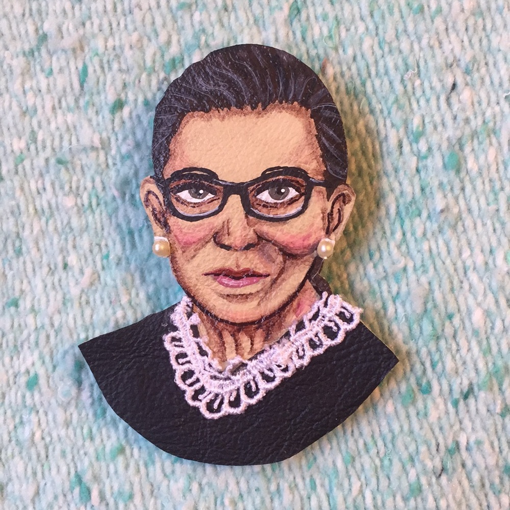 RBG pin brooch
